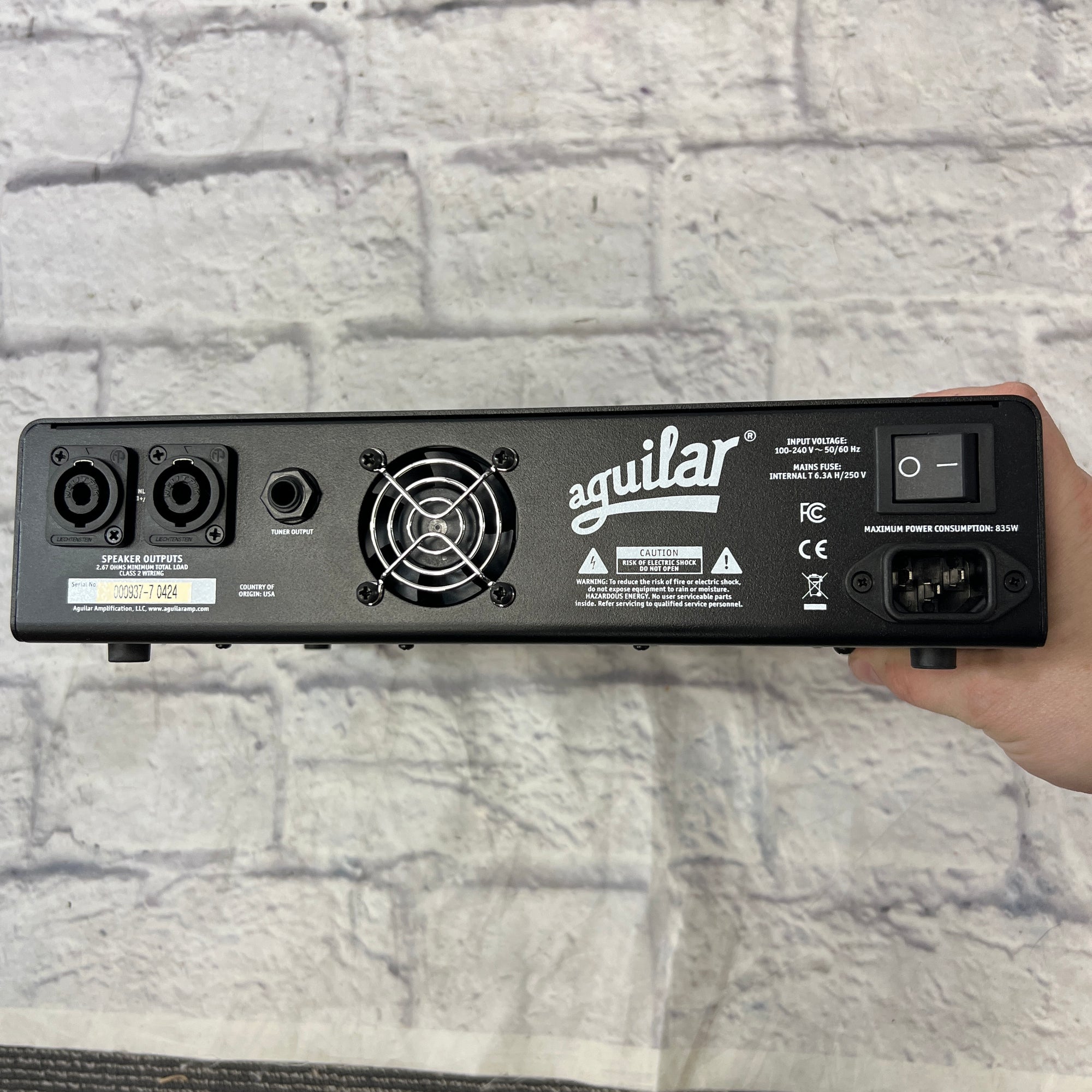 Aguilar Tone Hammer 700 Bass Amp Head