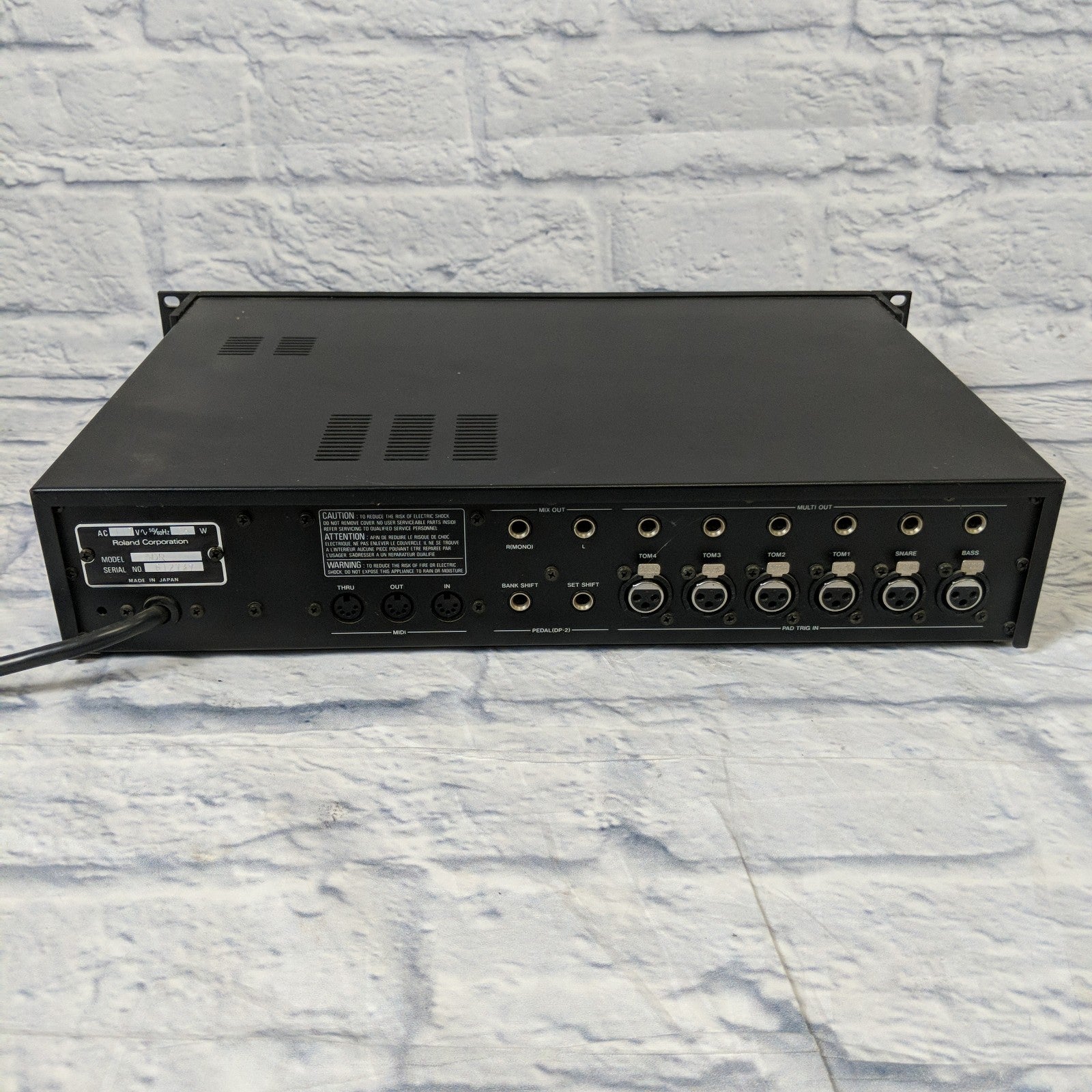 Vintage Roland DDR30 1980s First Gen Alpha Roland Electronic Drum Module for Parts