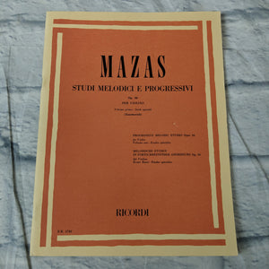 Mazas Studi Melodici E Progressivi