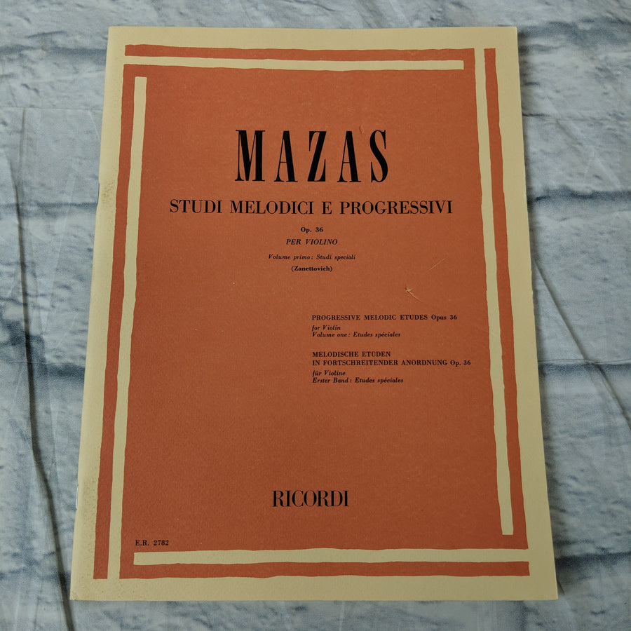Mazas Studi Melodici E Progressivi