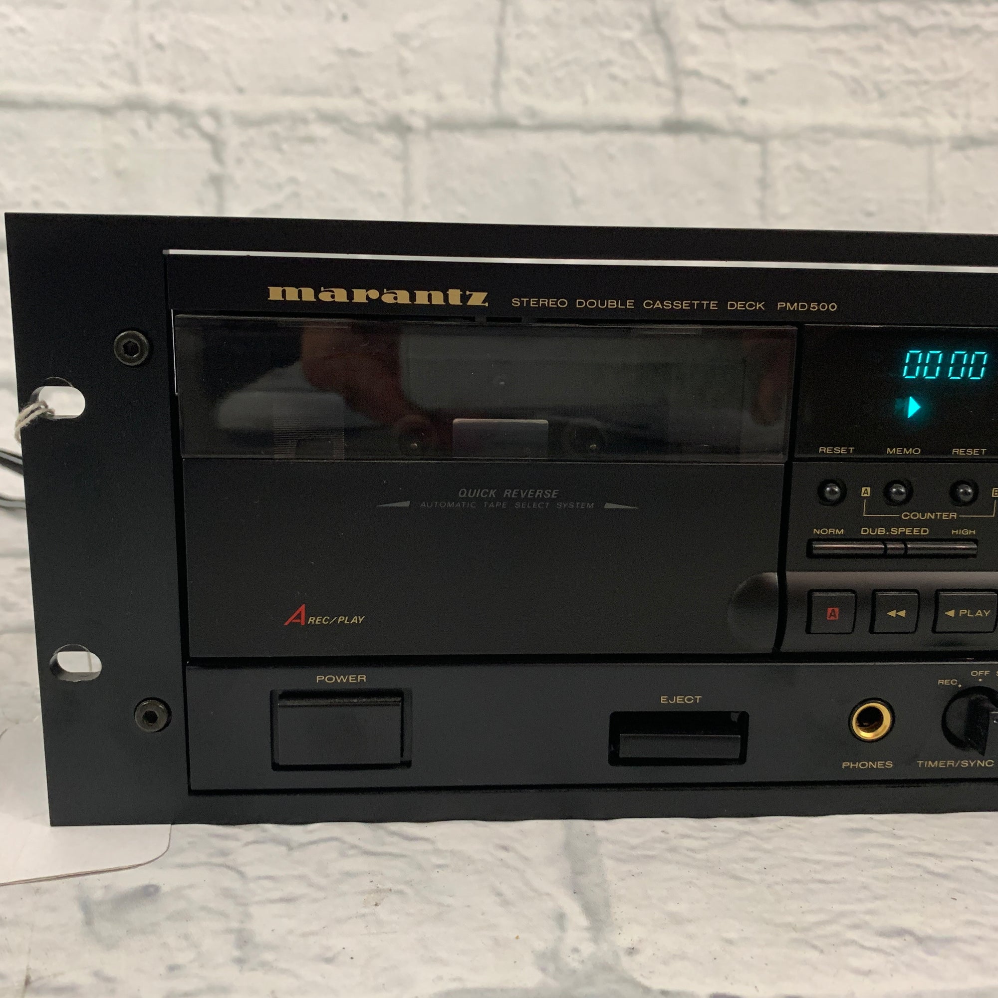 Marantz Professional PMD-500U Rackmount Cassette Recorder AS IS