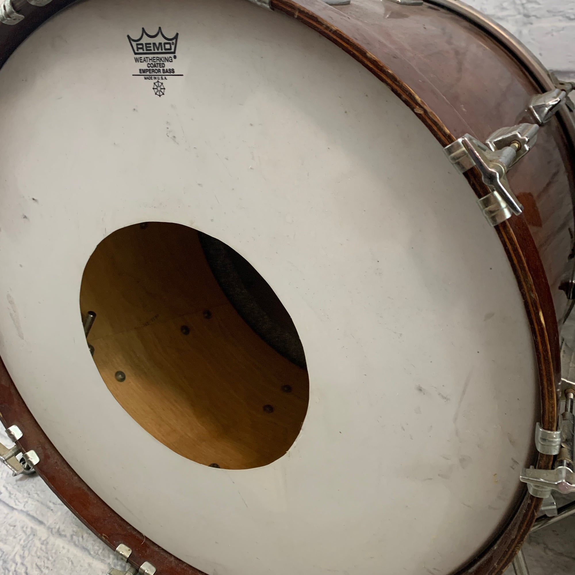 Vintage 80s Tama Superstar 4pc Mahogany Drum Kit 24 16 13 12