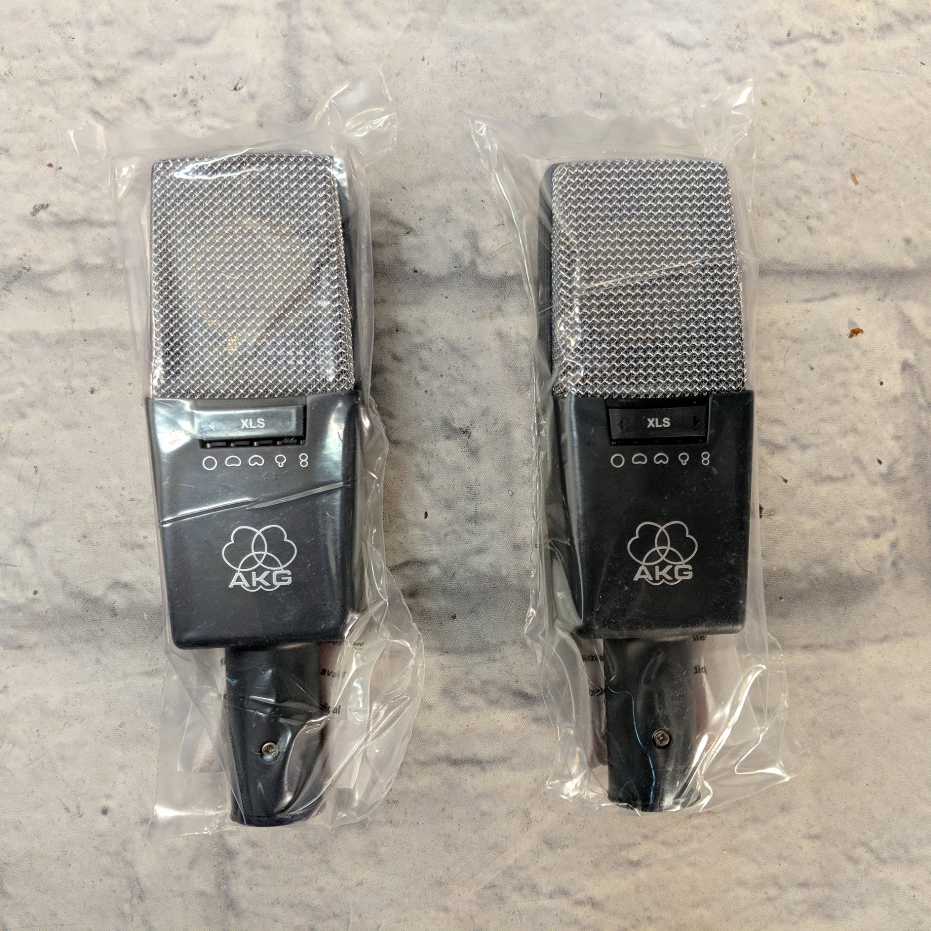 AKG C414 B XLS/ST Matched Stereo Pair Condenser Microphones - Unused and Unopened