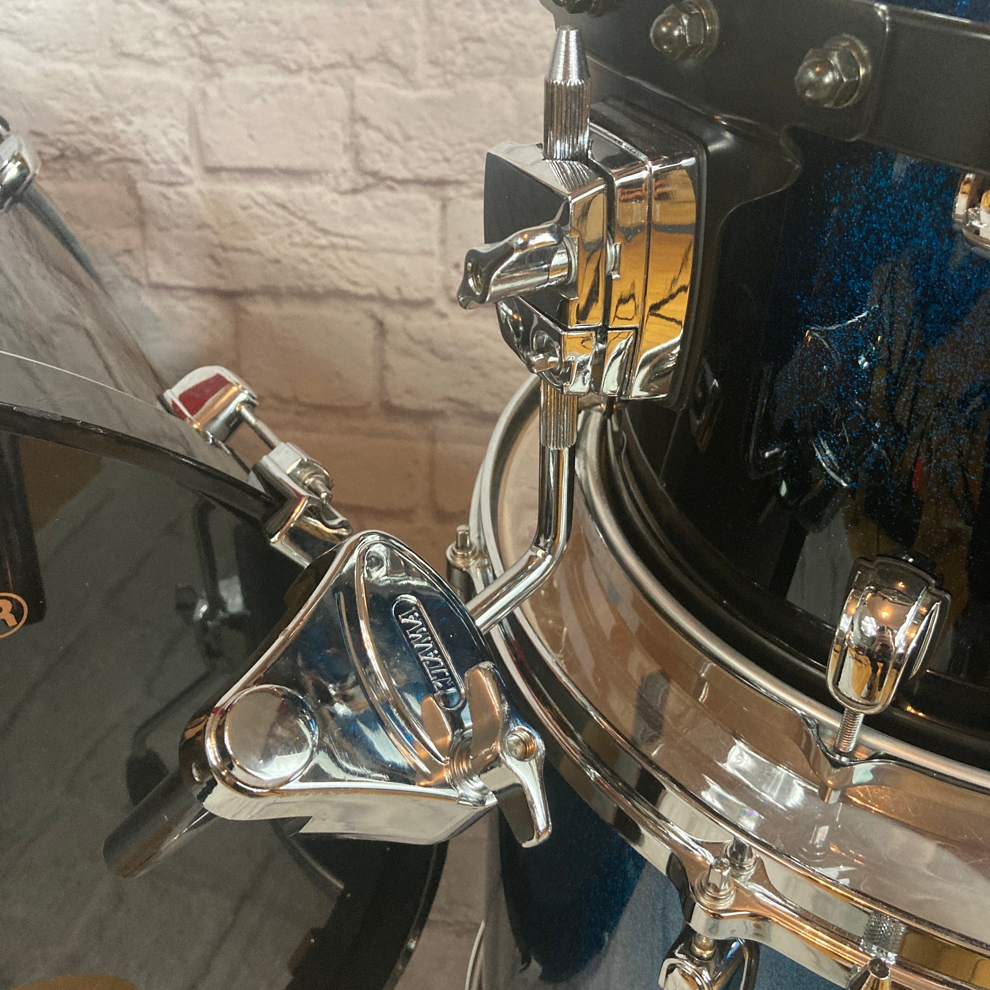 Tama Starclassic Blue Sparkle Birch 3 piece Drum Kit