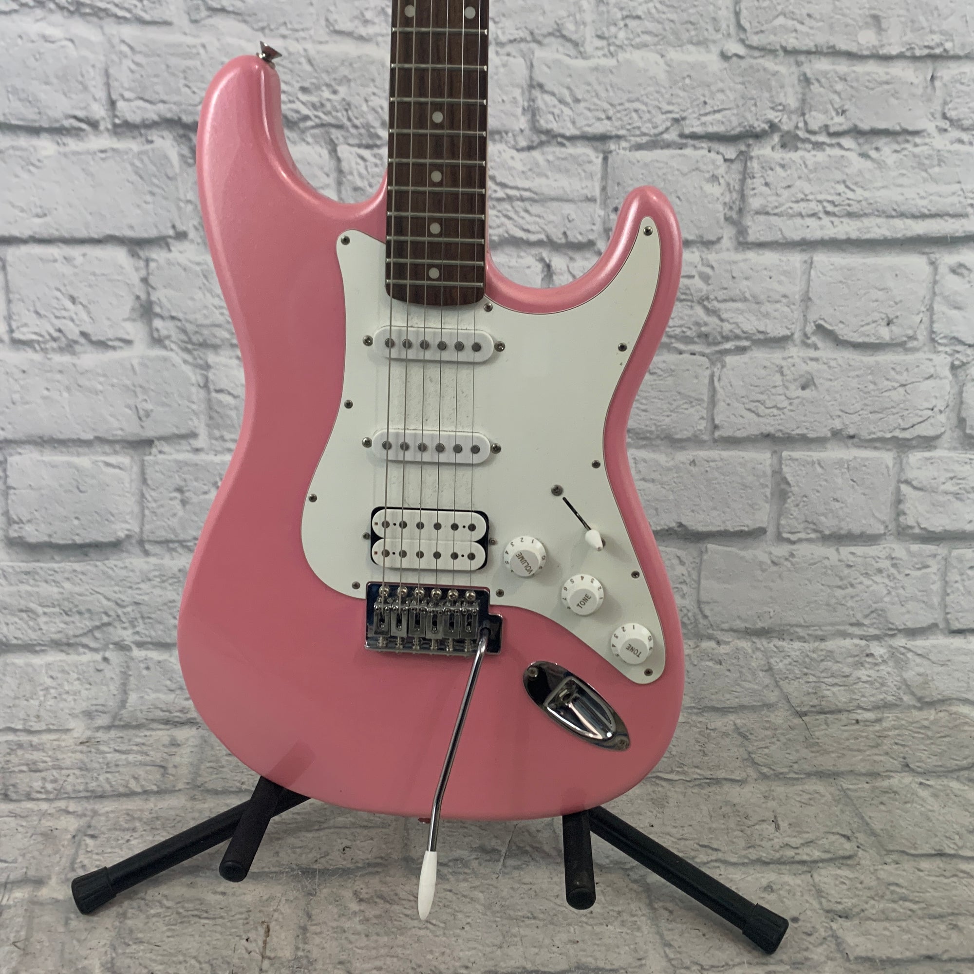 Austin AU733 Electric Guitar - Pink Glitter - Evolution Music