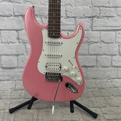 Austin AU733 Electric Guitar - Pink Glitter