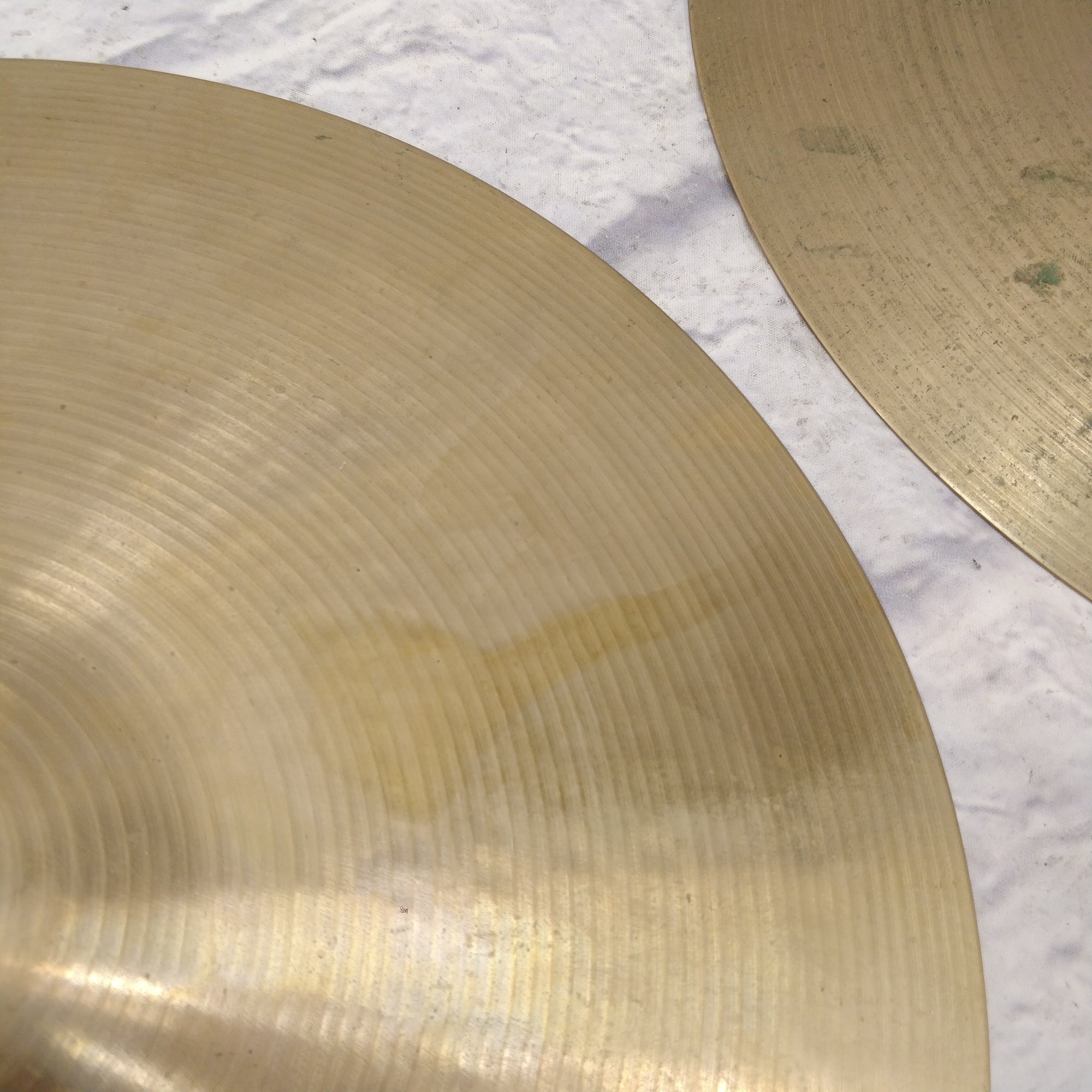Vintage Late 60s Zildjian 14in Hi Hat Cymbal Pair