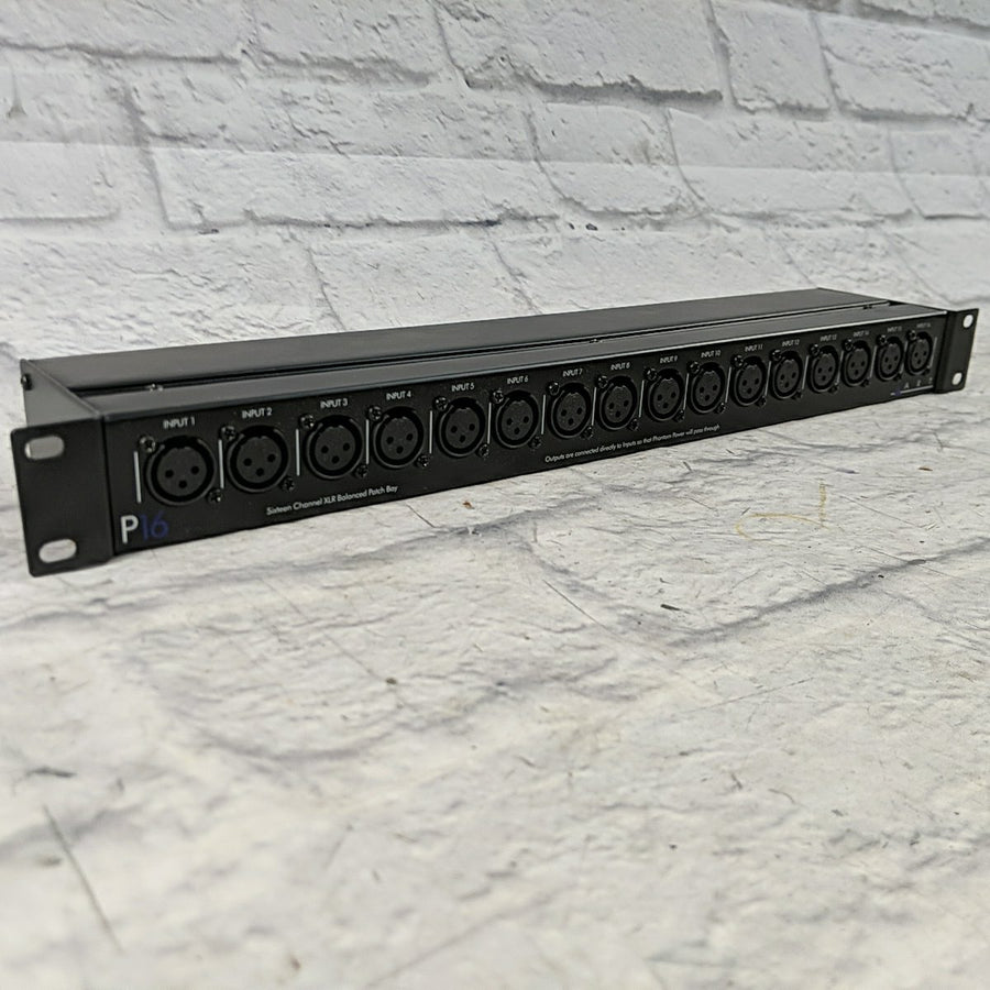 Art P16 16-Channel XLR Balanced Patchbay