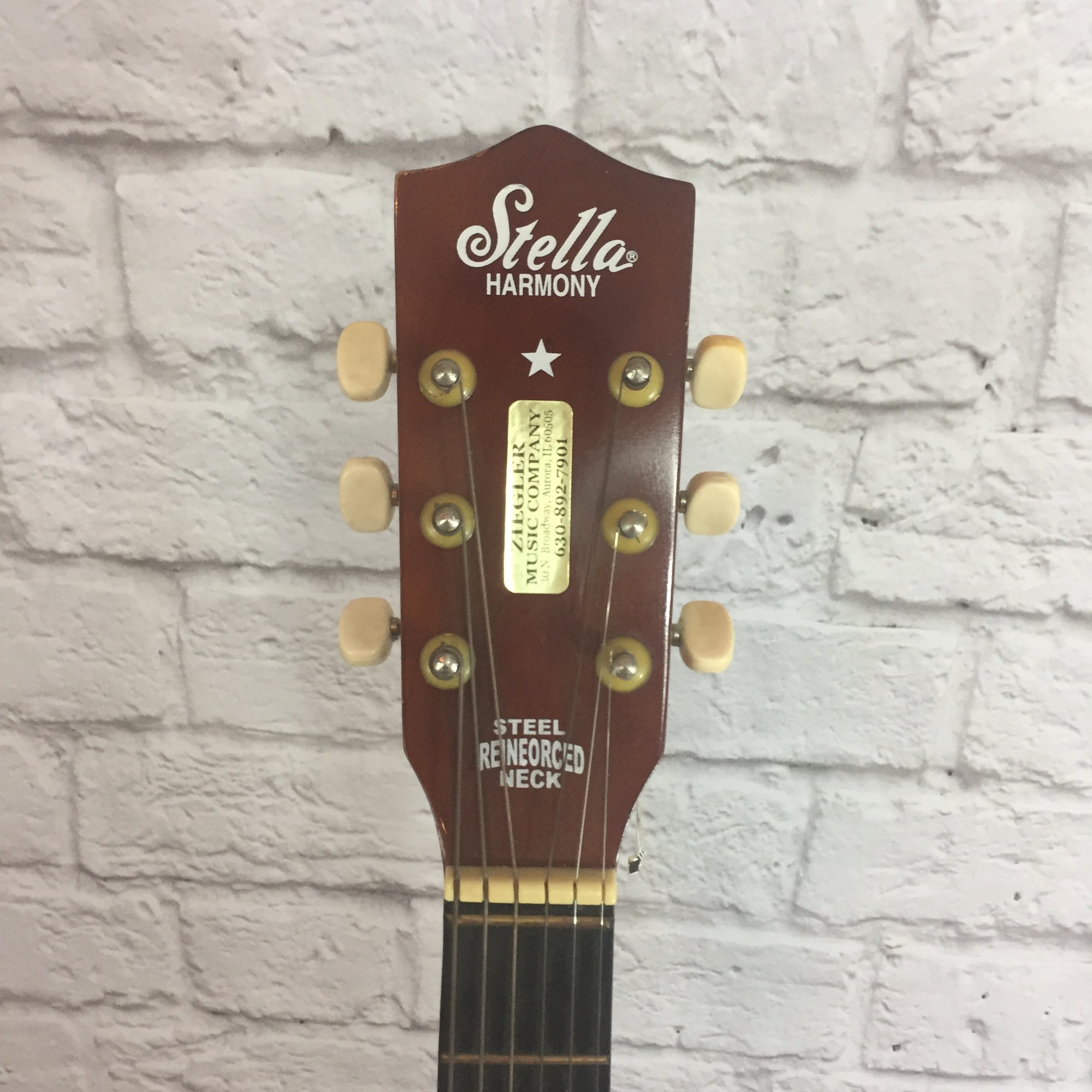 Harmony Stella ST39TS Parlor Acoustic Guitar Tobacco Sunburst