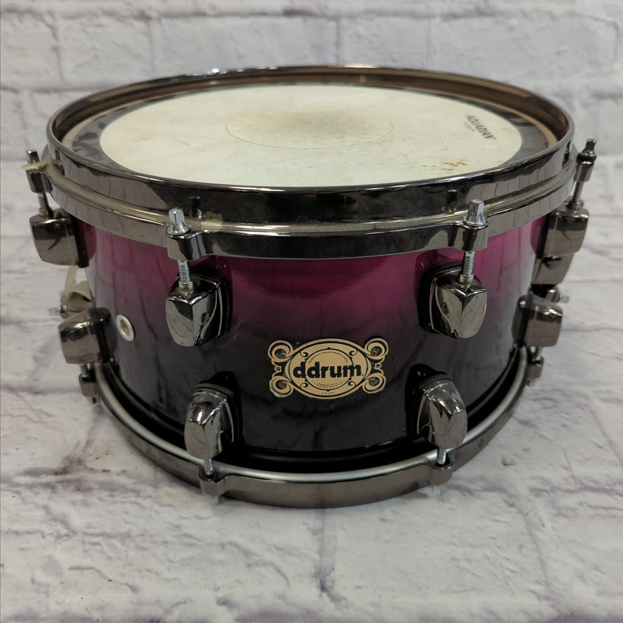 DDrum Dominion 13x7 Maple Snare Drum Purple Fade