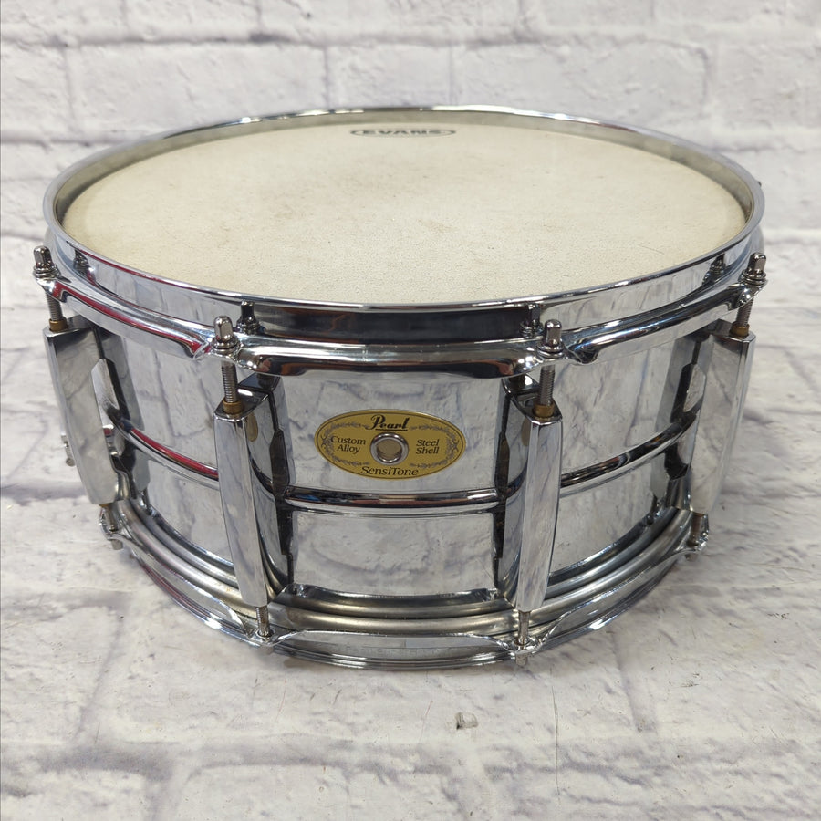 Pearl Sensitone Custom Alloy Steel Shell14x6.5" Snare Drum