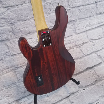 Ernie Ball Music Man Sterling Sub Series 4 String Bass Guitar - Satin Walnut