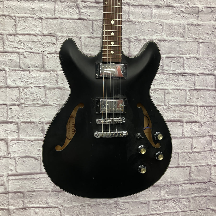 Ibanez AS73B-BKF-12-03 Semi Hollow Electric Guitar