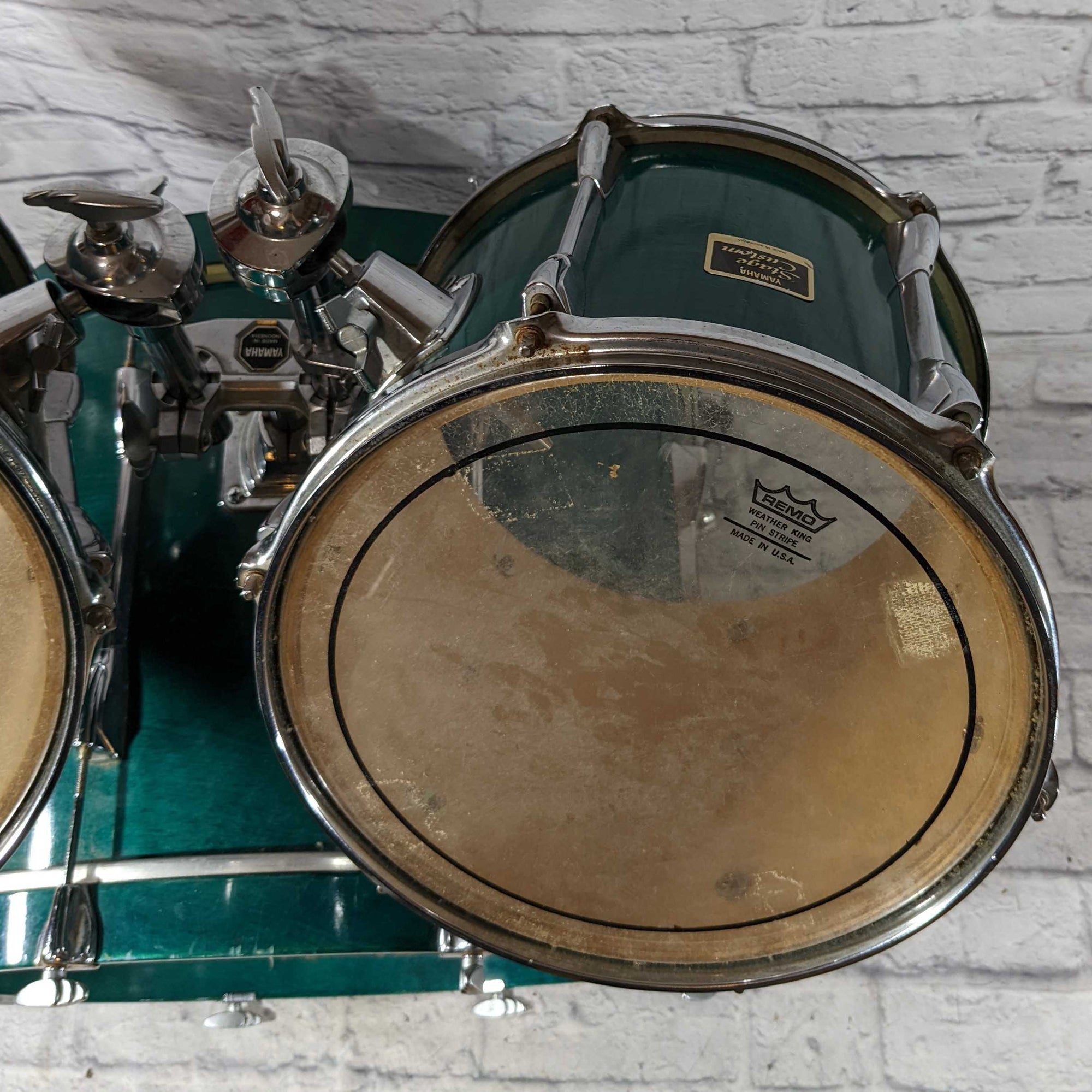 Yamaha Stage Custom Drum Kit  22, 16, 13, 12 Forest Green