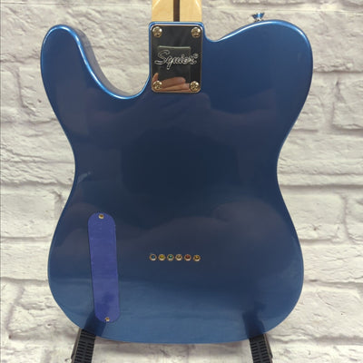 Squier by Fender Paranormal Cabronita Telecaster Thinline Electric Guitar - Lake Placid Blue