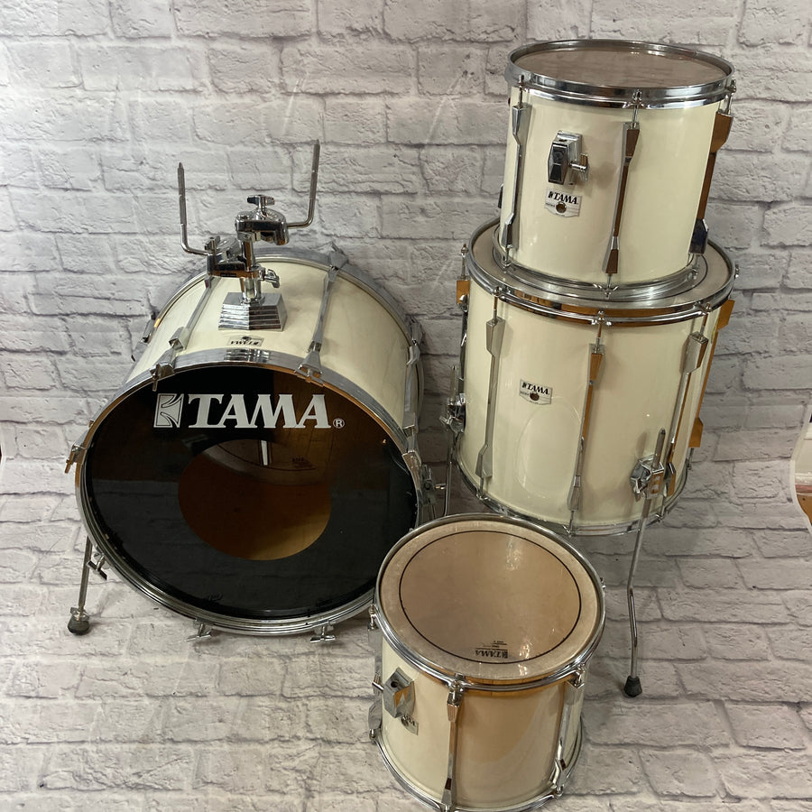 Tama Rockstar-DX White 4 Piece Drum Kit