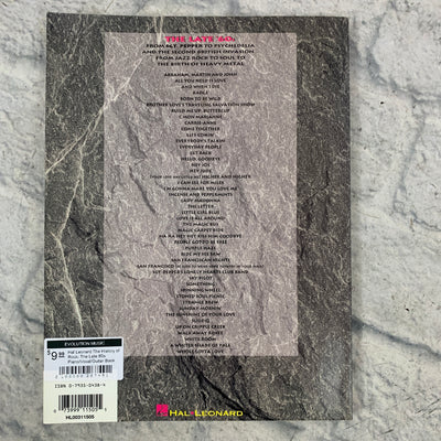 Hal Leonard The History of Rock: The Late 60s Piano/Vocal/Guitar Book