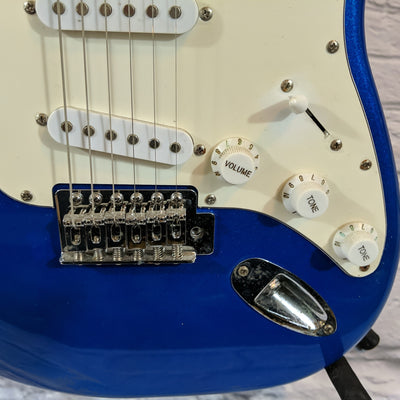 Austin AST100 Metallic Blue Electric Guitar - New Old Stock