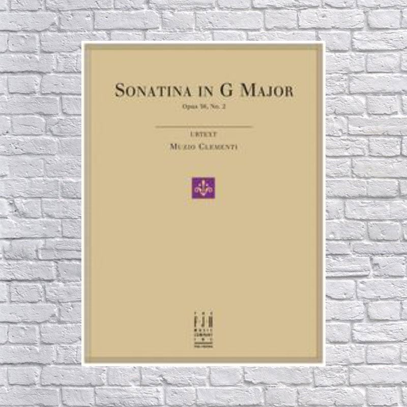 Muzio Clementi Sonatina in G Major, Op.36, No.2 Urtext