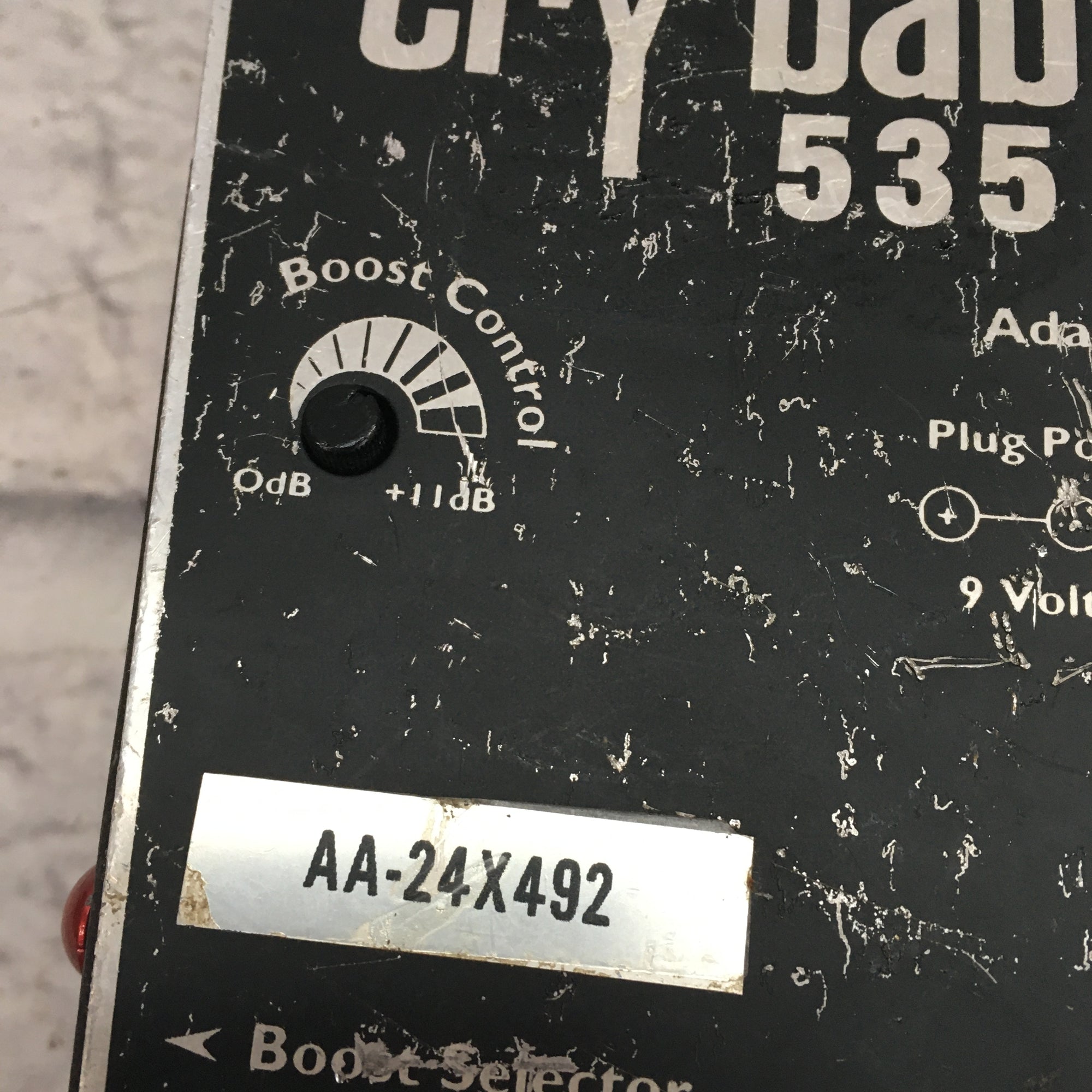 Dunlop Crybaby 535 Wah pedal