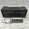 Fender Mustang V Guitar Amp Head w/ Cover and 4 Button Footswitch