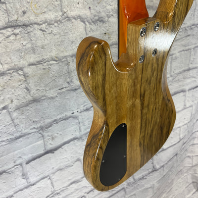 Warmoth Custom Black Korina P-bass w/ Rosewood Fretboard