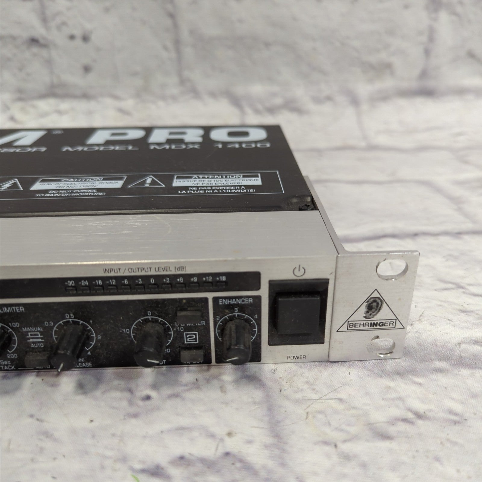 Behringer Rack Compressor Behringer MDX1400 Rack Compressor Limiter - Evolution Music