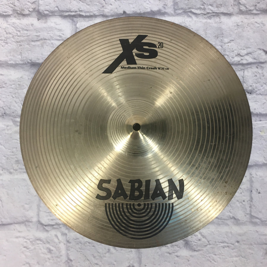 Sabian 16in XS20 Medium-Thin Crash Cymbal