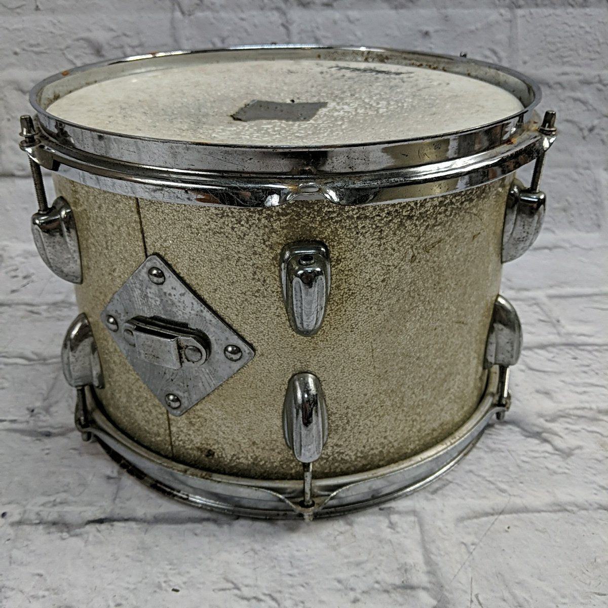 Slingerland Vintage 12 Silver Sparkle Tom