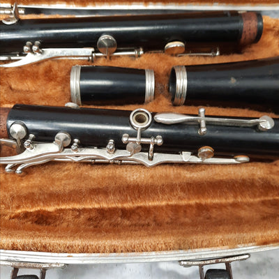 Warner wooden Clarinet made in Czechoslovakia w/Case