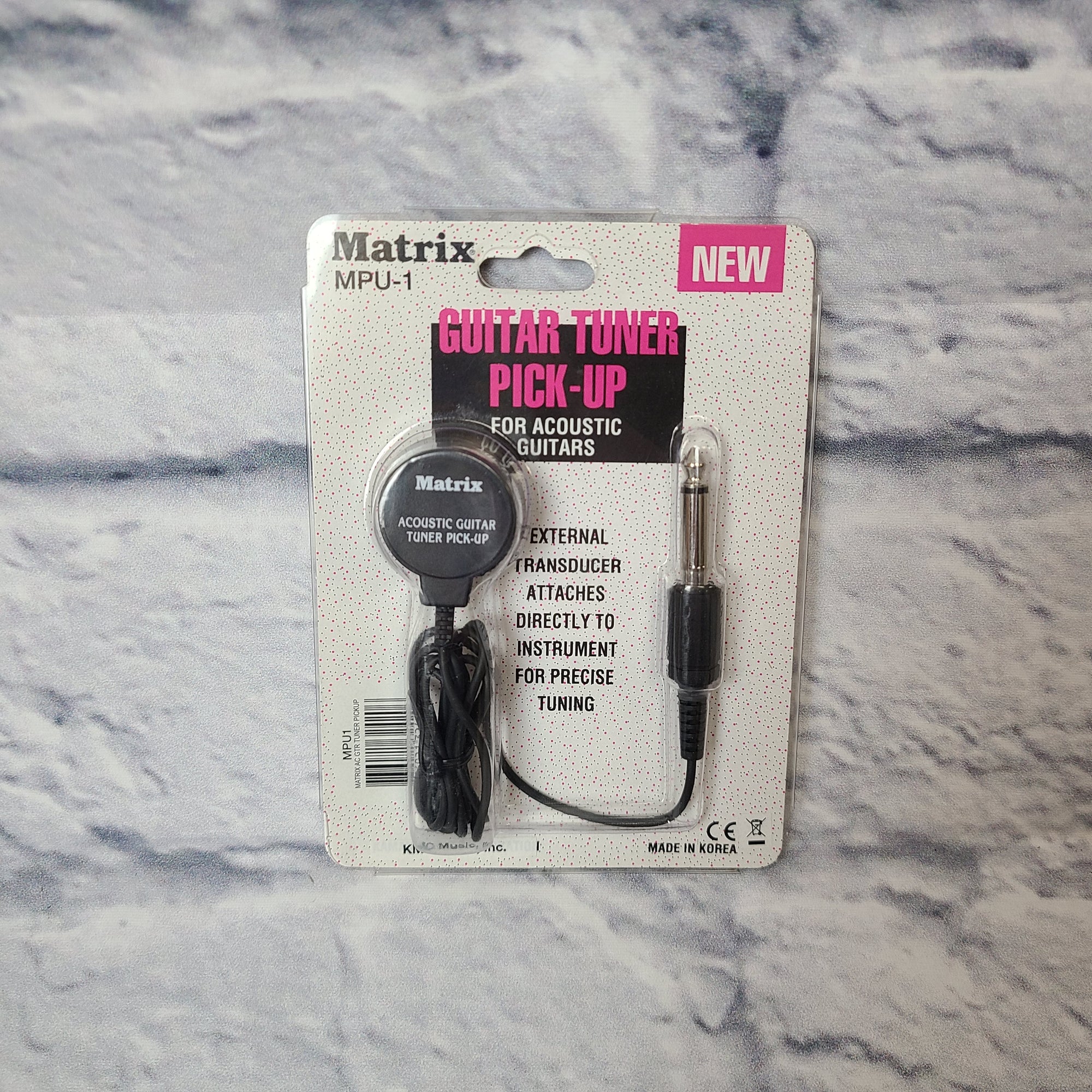 Matrix MPU-1 Acoustic Guitar Contact Mic for Tuner