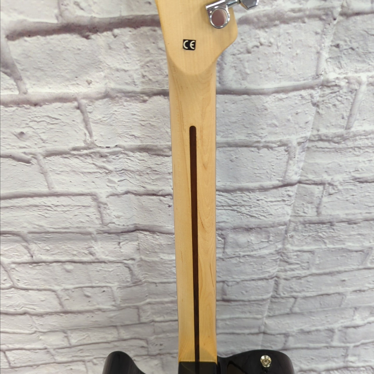 Squier Black and Chrome Standard Telecaster Electric Guitar