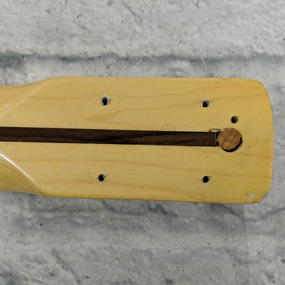 Unknown 4 String Bass Neck with flower decal