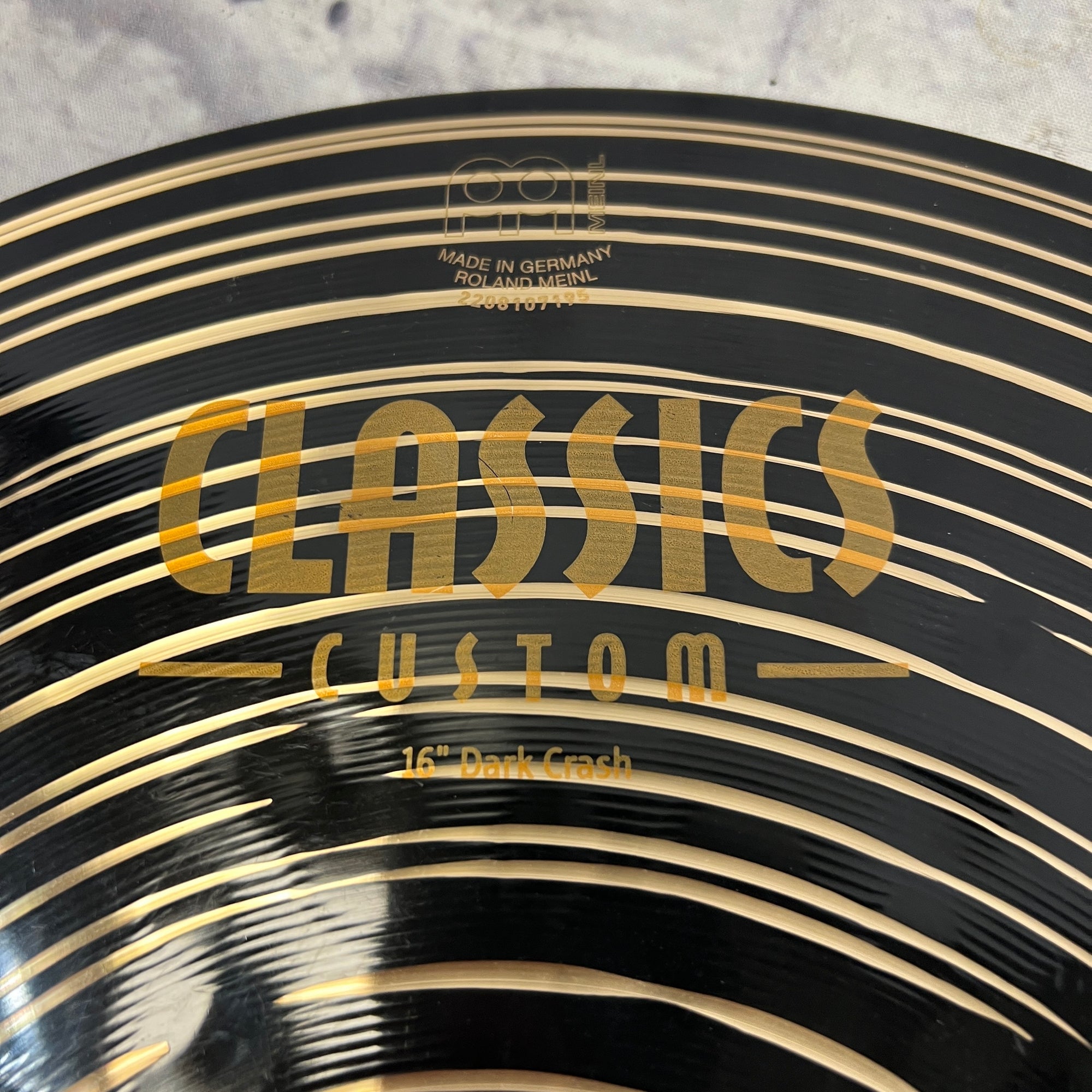 Meinl 16 Classic Custom Dark Crash