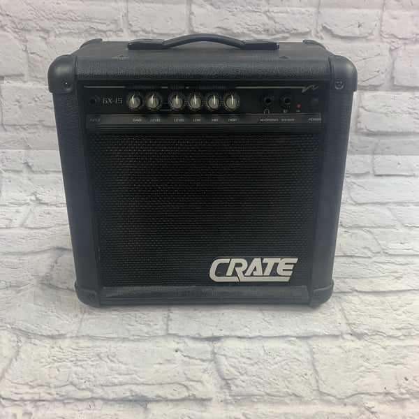 Crate GX15 15 Watt Guitar Practice Amp Evolution Music