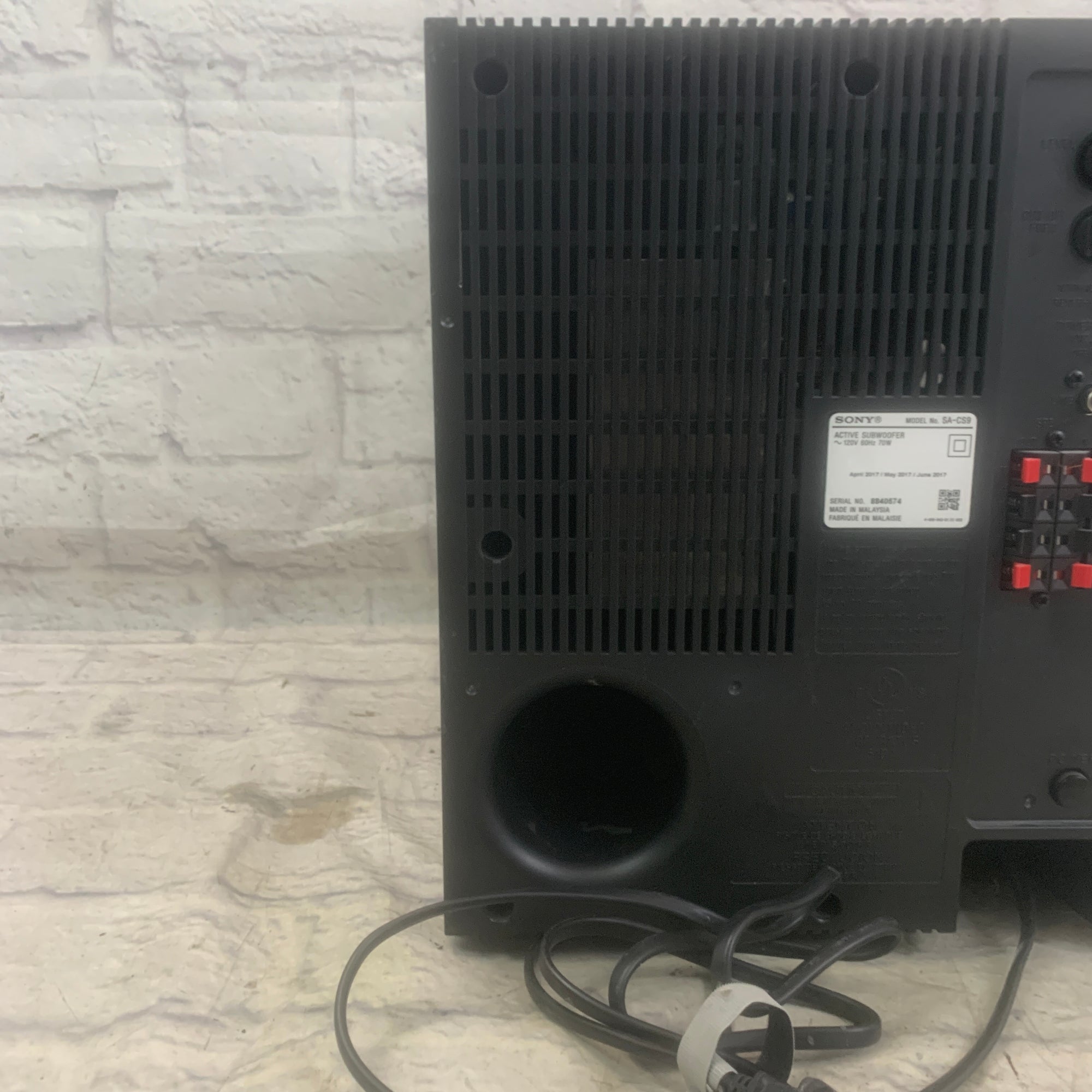 Sony SACS9 (Subwoofer) - Evolution Music Sony SACS9 (Subwoofer) - Evolution Music