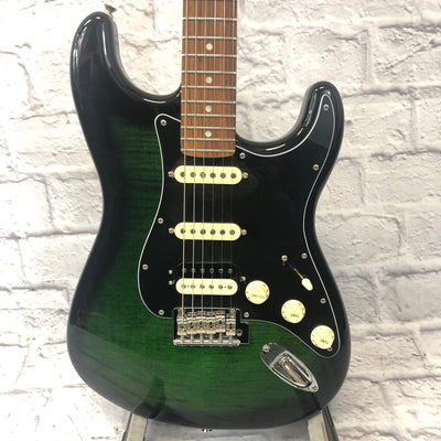 Fender Player Stratocaster Green Flame Top