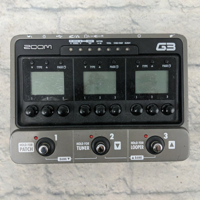 Zoom G3 Guitar Multie Effects Looper and Amp Simulator