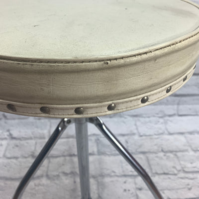 Vintage Slingerland White Drum Throne