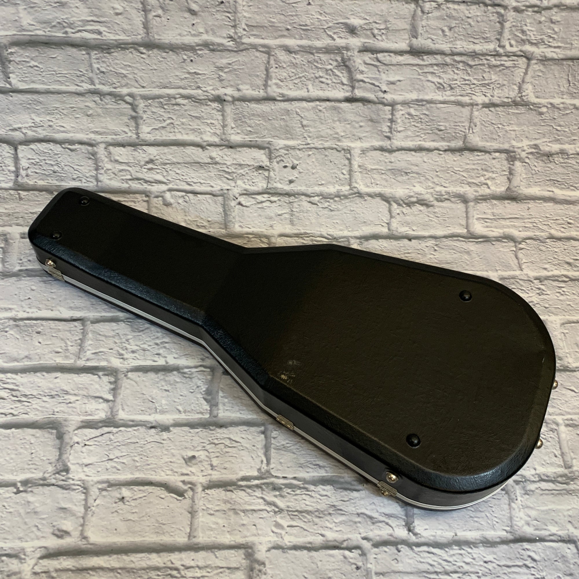 Unknown Acoustic Guitar Molded Plastic Hard Shell Case