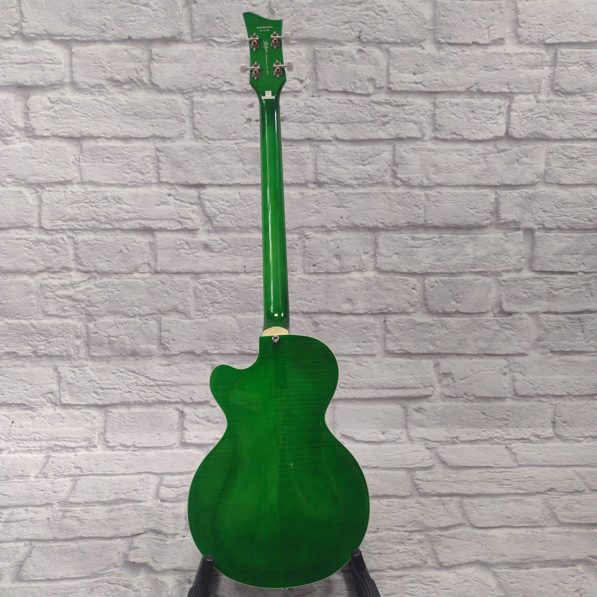 Hofner HI-CB-PE-GR 4 String Club Bass Guitar - Green