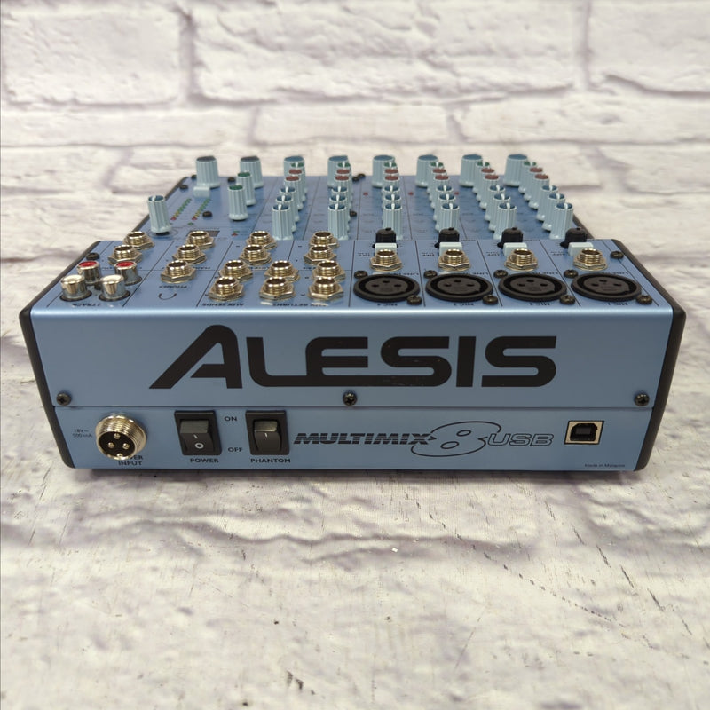 Alesis MultiMix 8 USB 8-Channel Mixer with Built-In Effects and USB In ...