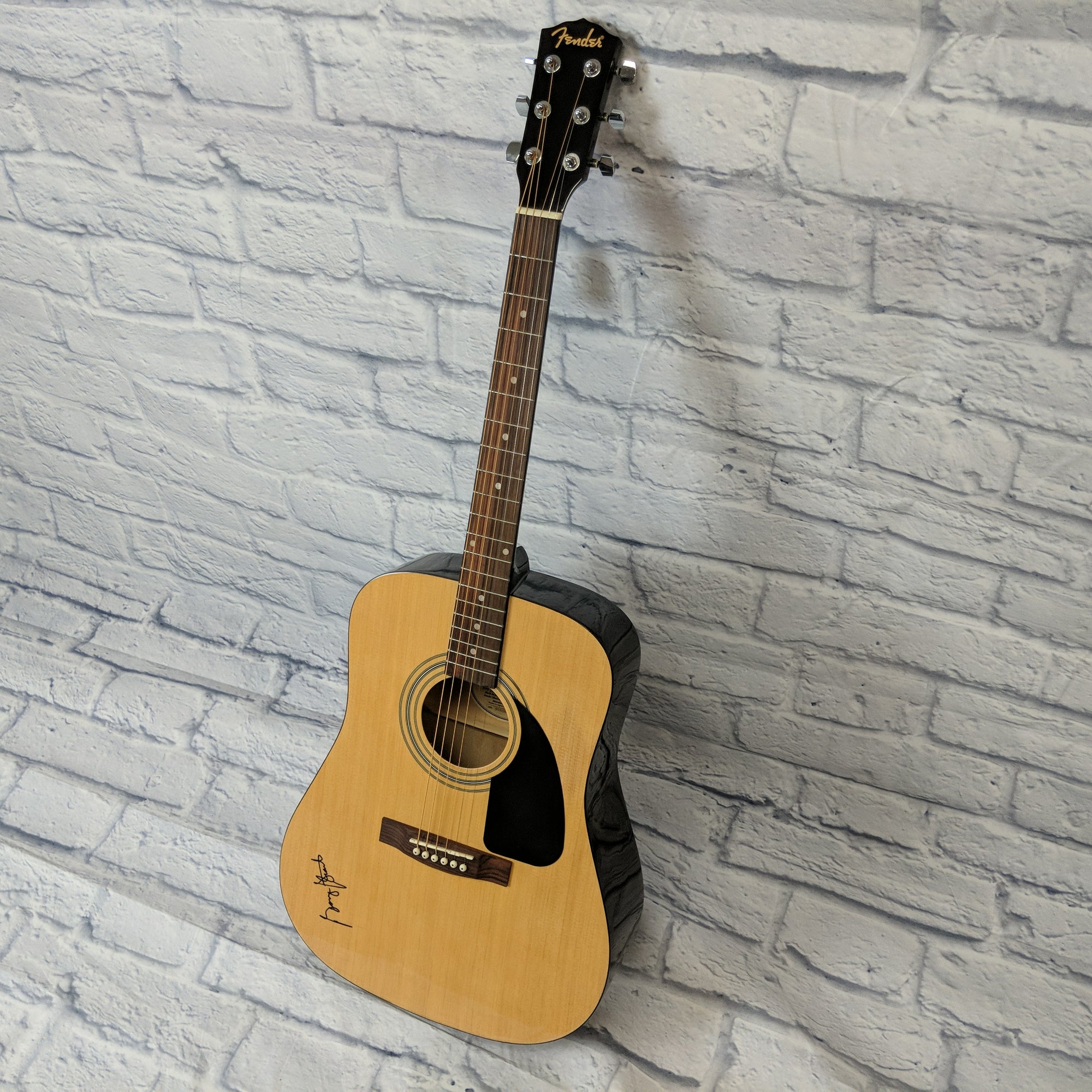 Fender FA-100 Acoustic Guitar  signed by George Strait