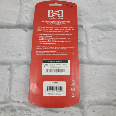 Hosa Technology XLR-105 Balanced Interconnect
