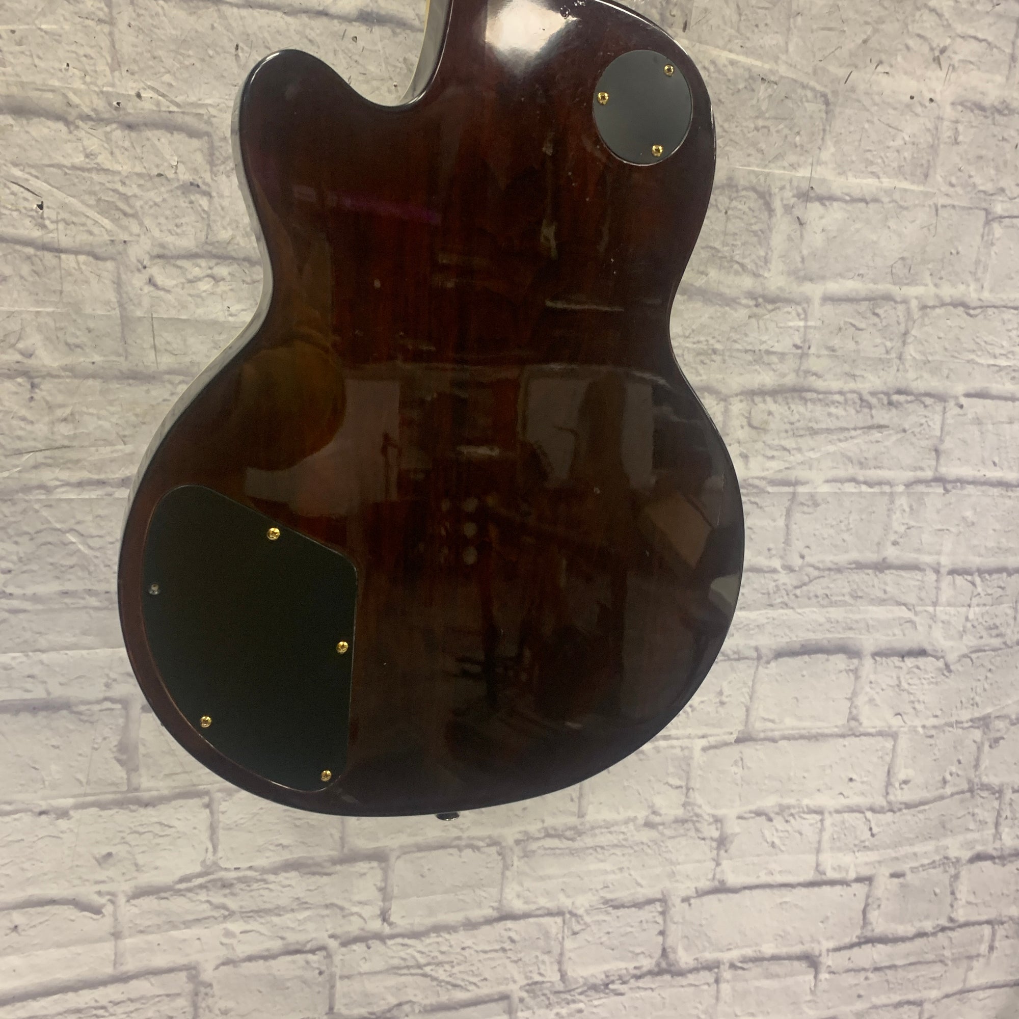 DeArmond M77 Les Paul Style Wine Red Electric Guitar