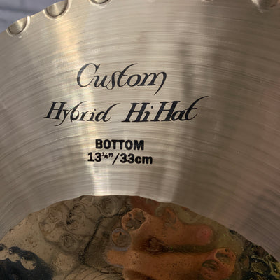 Zildjian 13 1/4" Custom Hybrid Hi Hat (Pair)