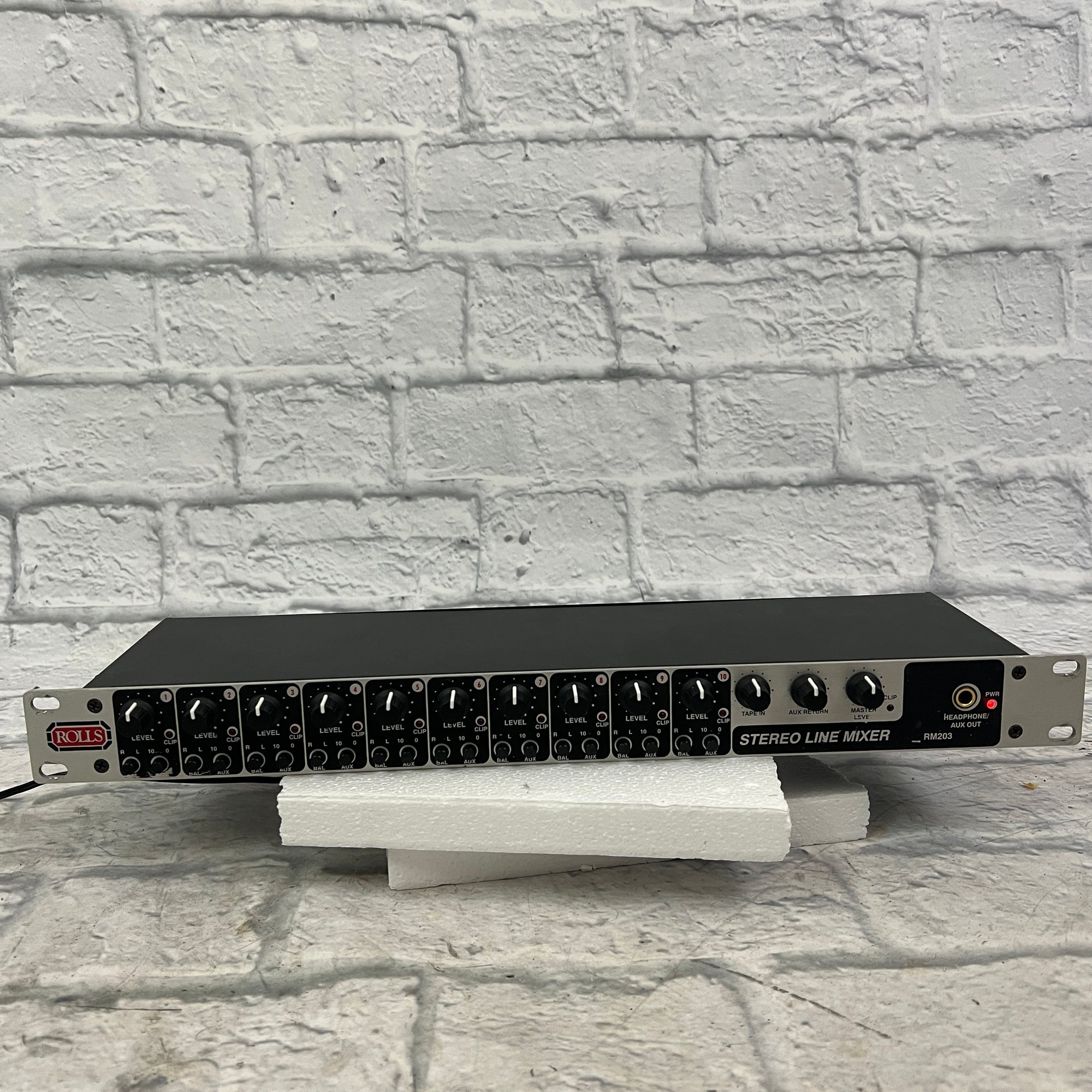 Rolls RM203 Rackmount Stereo Line Mixer
