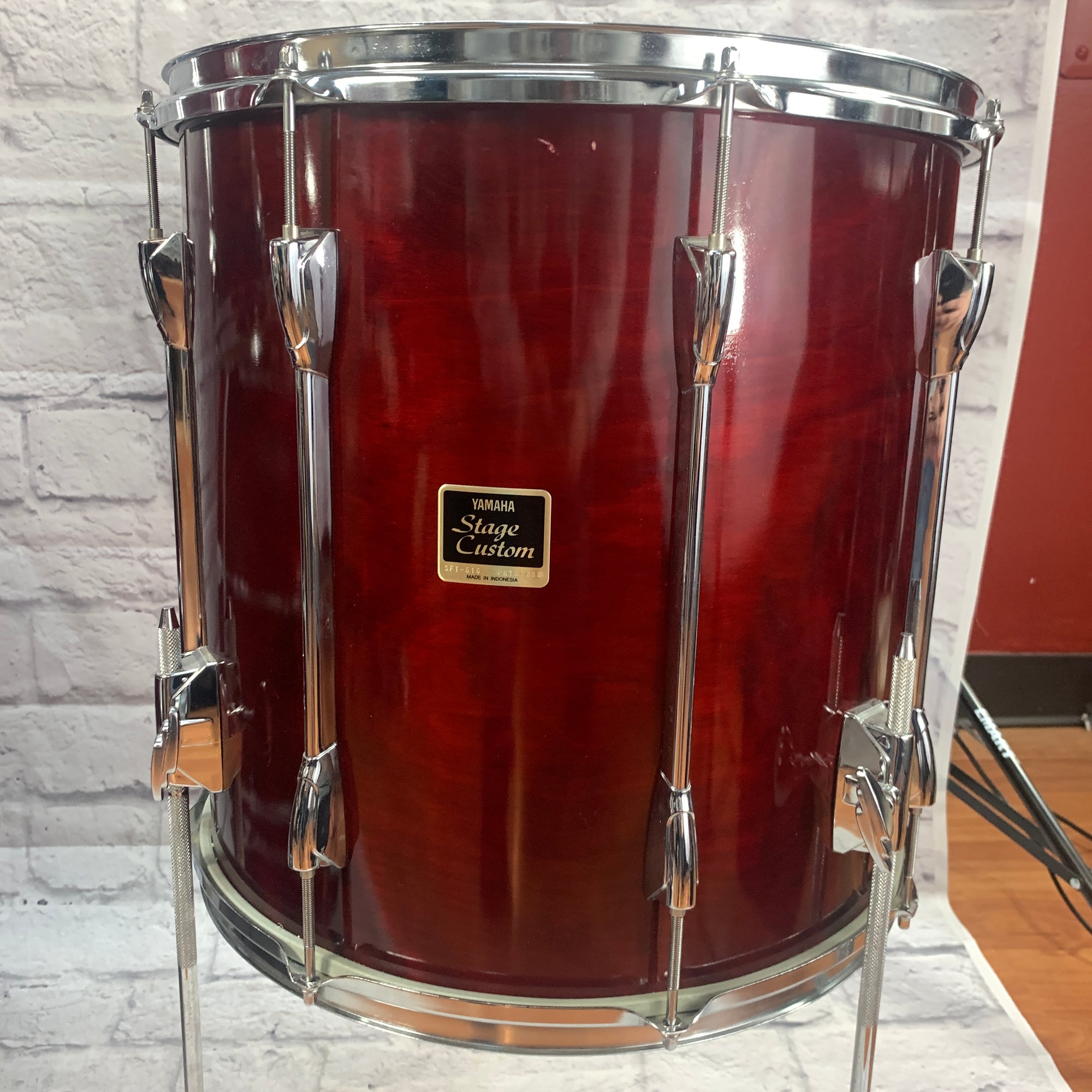 Yamaha Stage Custom 4 Piece Drum Kit Red