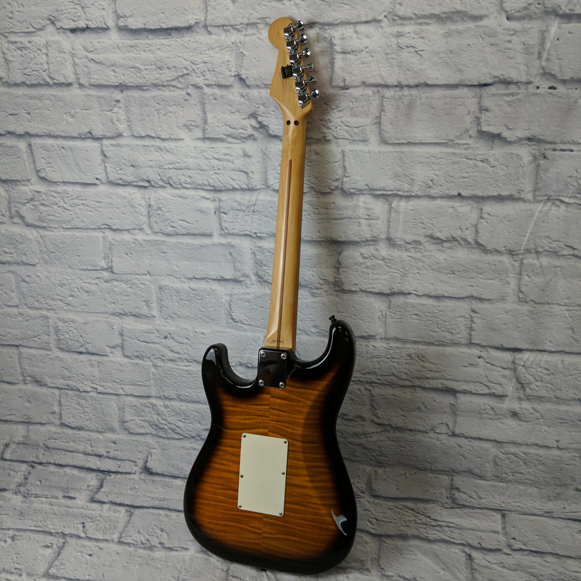 Fender Squier Series Floyd Rose Standard Foto Flame Strat w/ case