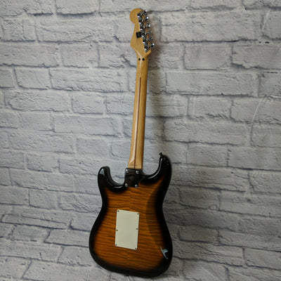 Fender Squier Series Floyd Rose Standard Foto Flame Strat w/ case